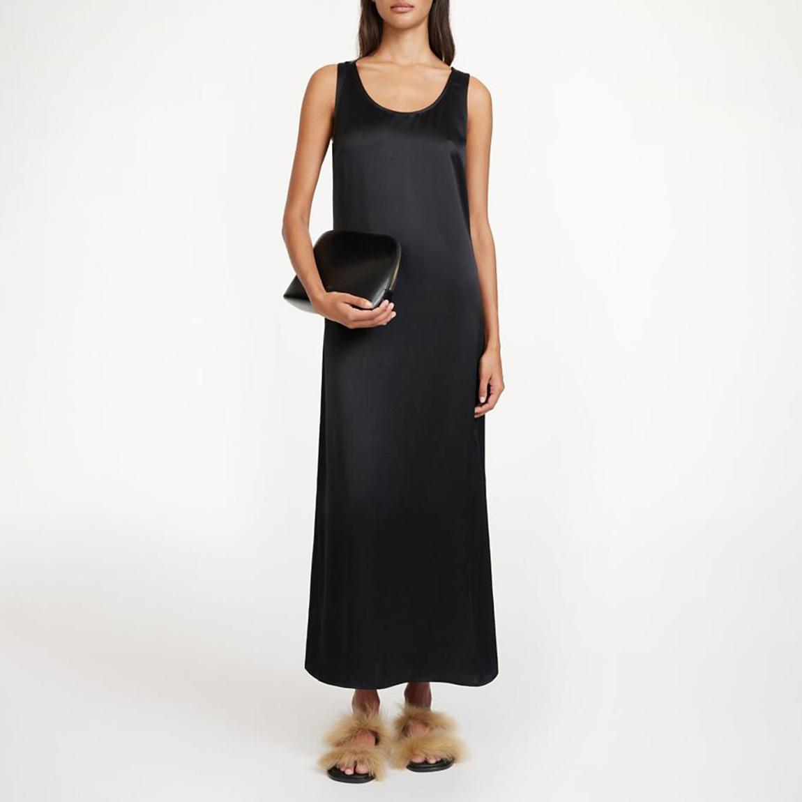 Black Jerrica Sleevless Maxi Dress main product photo