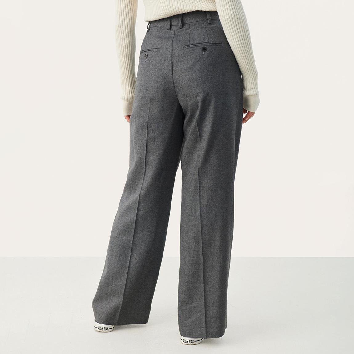 Grey Wool Blend Cherry Classic Trouser main product photo