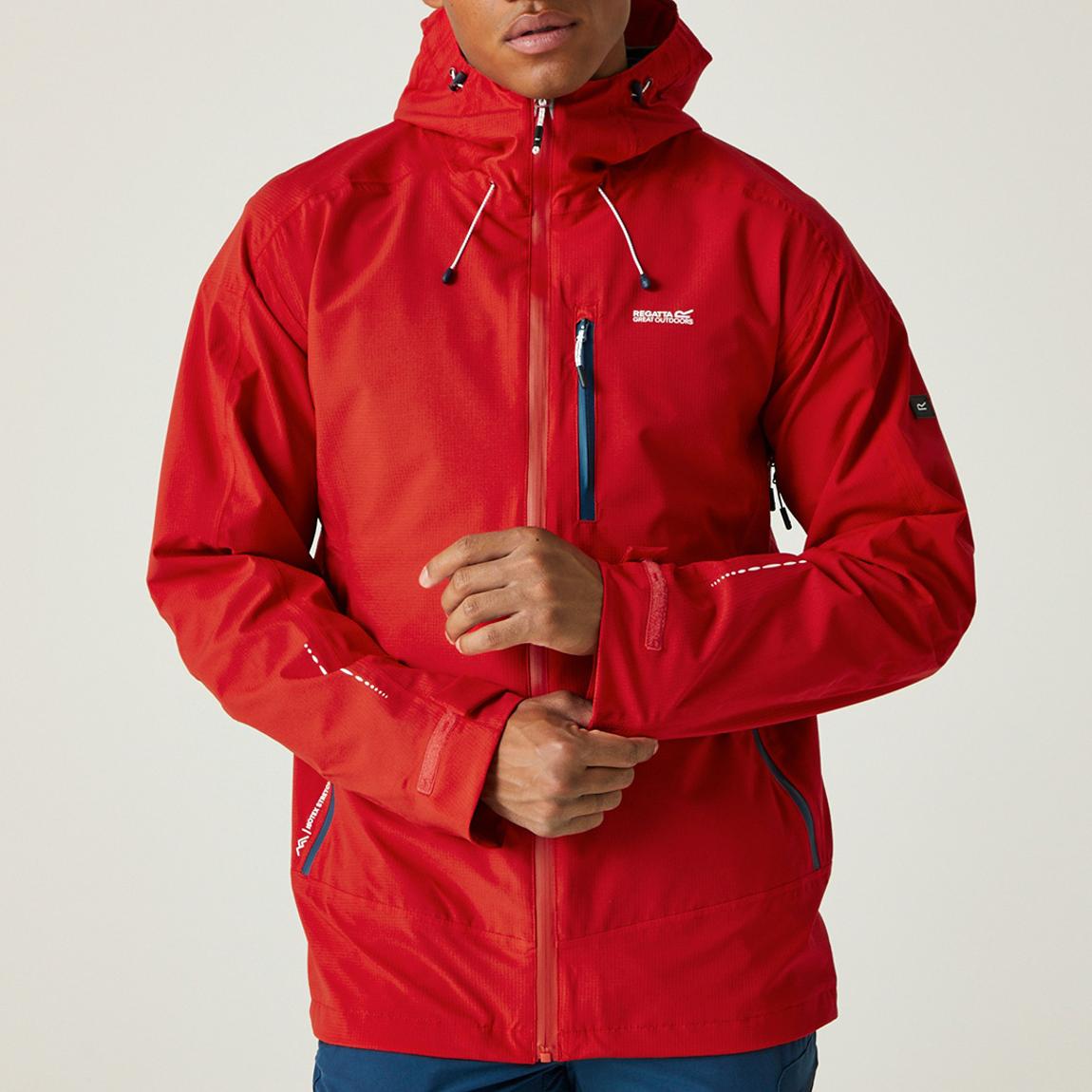 Red Okara Waterproof Jacket main product photo