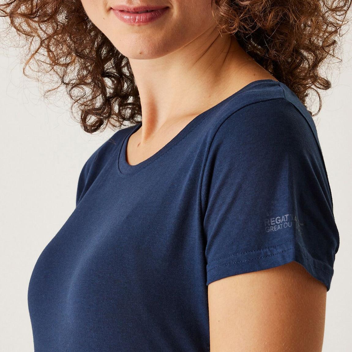 Navy Carlie Cotton T-Shirt main product photo