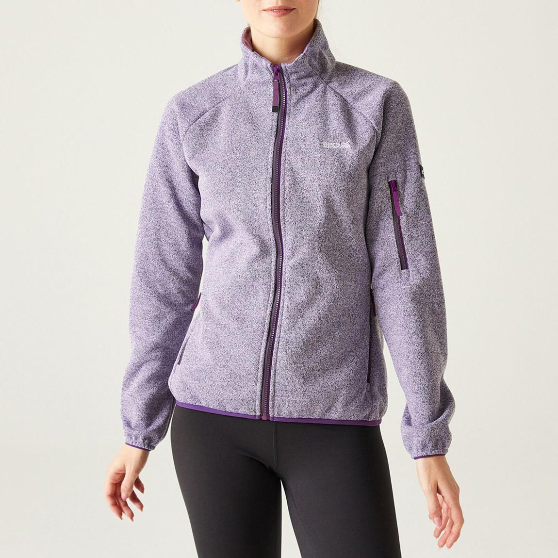 Purple Ravenhill Full Zip Fleece main product photo