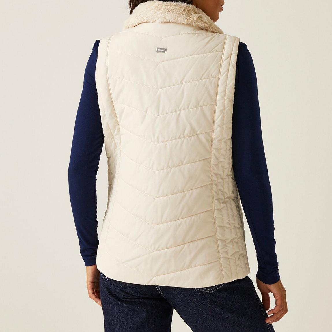 Cream Wildrose Baffled Gilet main product photo