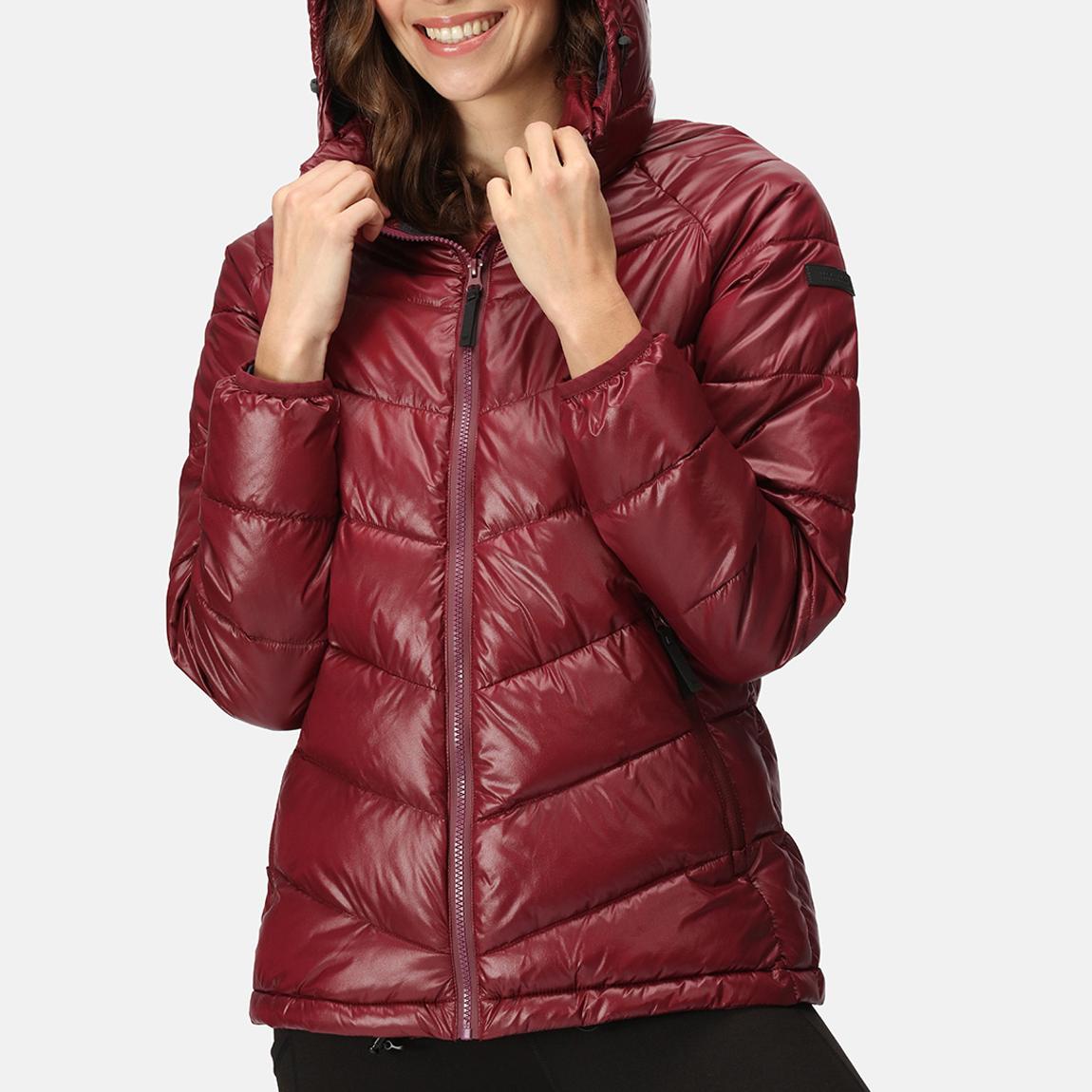 Burgundy Toploft Baffled Jacket main product photo