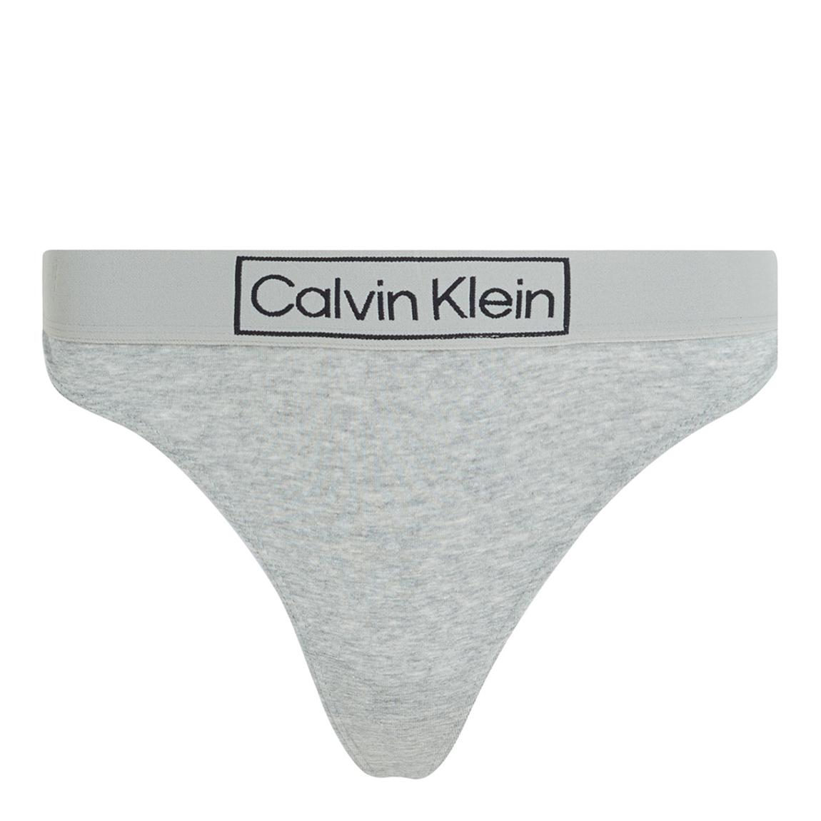 Grey Heather Thong main product photo