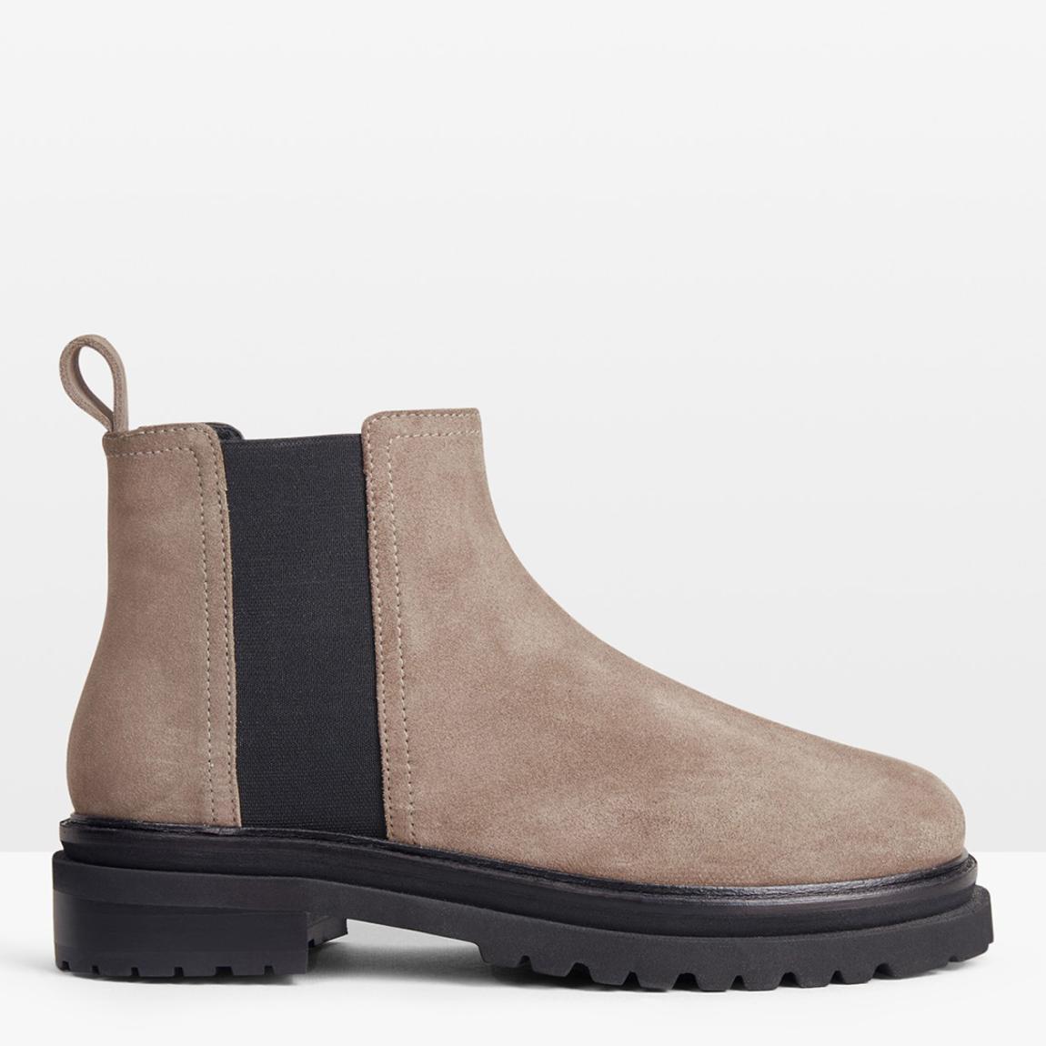 Beige Bailey Suede Leather Boots main product photo