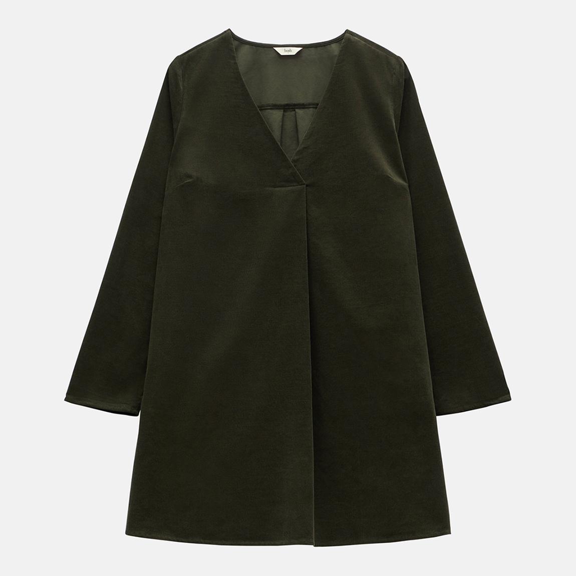 Dark Green Emory Mini Cord Dress main product photo