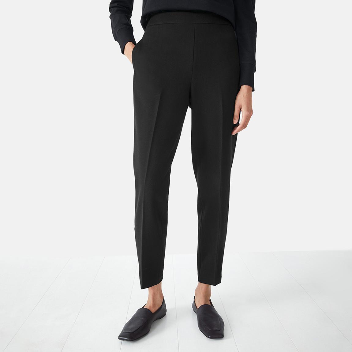 Black Leonie Elastic Back Trousers main product photo