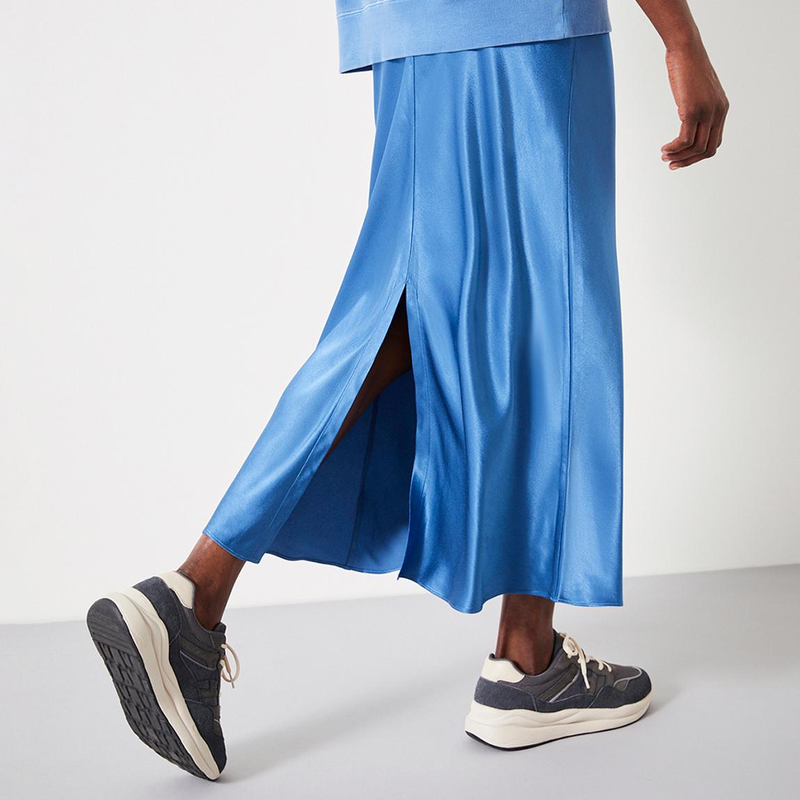 Slate Blue Simone Maxi Skirt main product photo