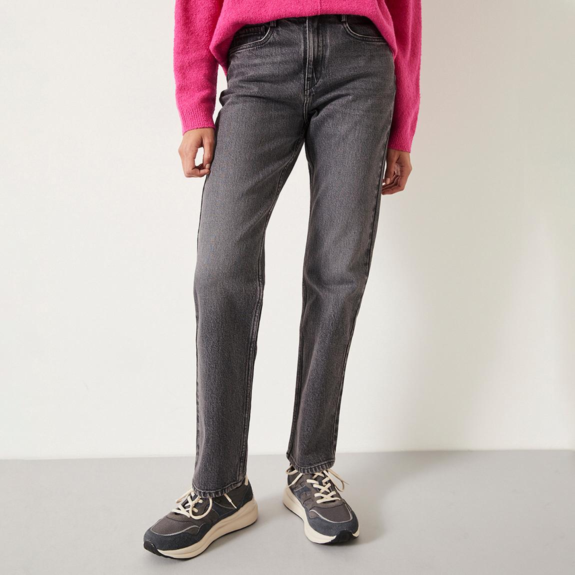 Grey Laurie Straight Leg Jeans main product photo