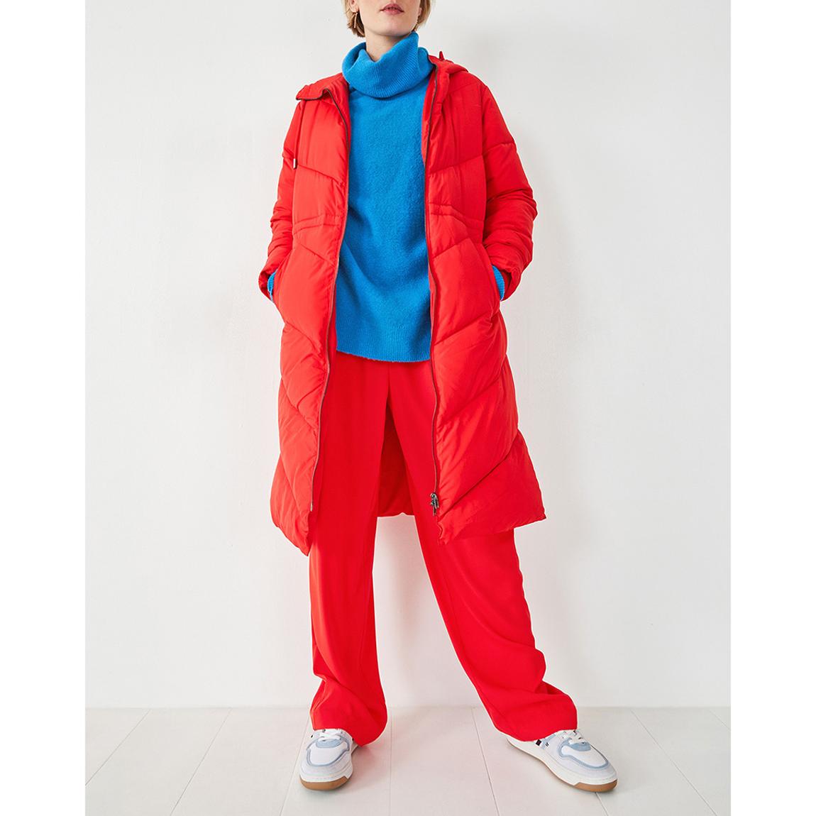 Red Elci Chevron Puffer main product photo