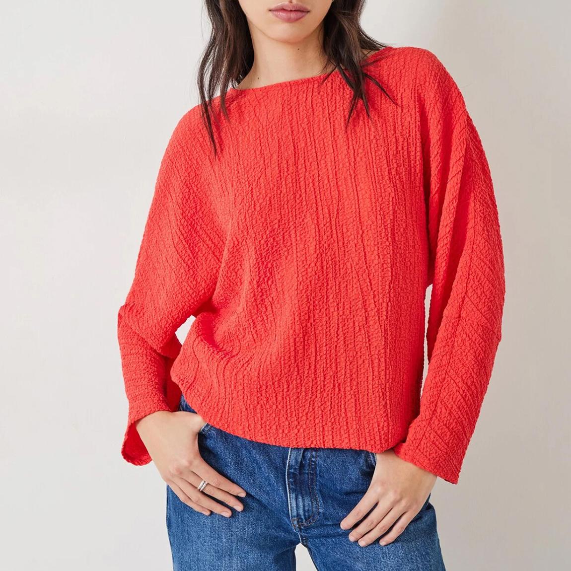 Red Kirra Oversized Blouse main product photo
