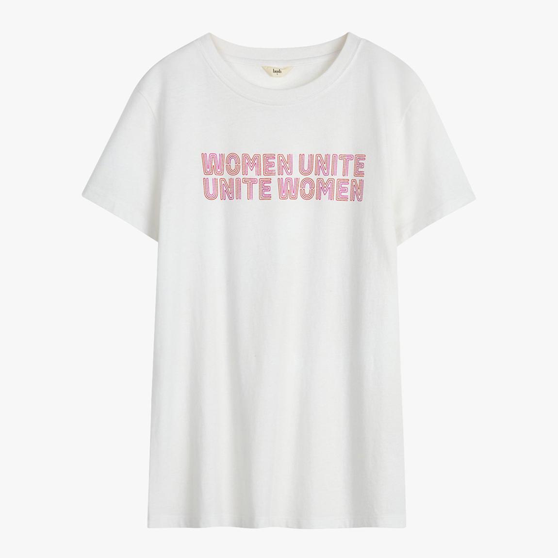 White Women Unite Cotton T-Shirt main product photo