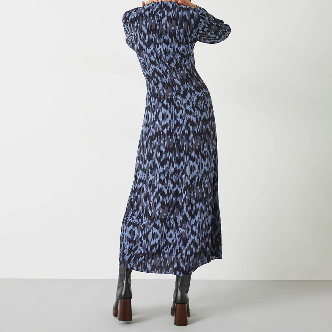 Blue/Black Myrah Midi Dress main product photo