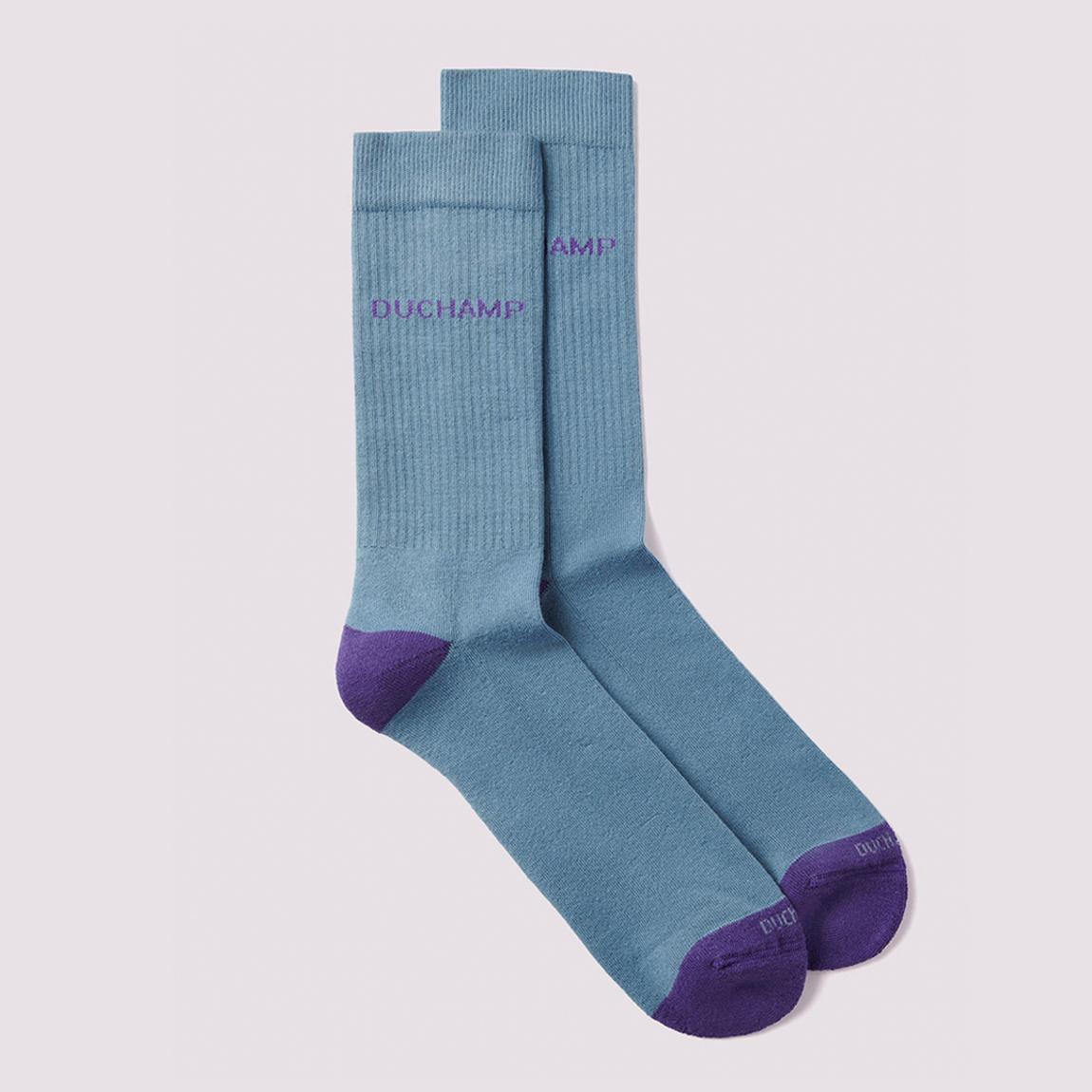 Blue Duchamp Heel Toe Rubbed Sport Socks main product photo