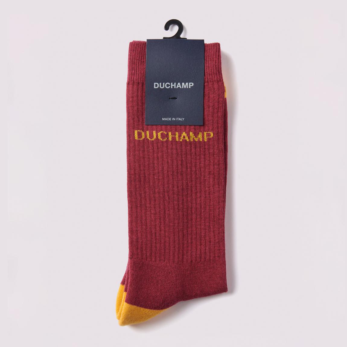 Burgundy Duchamp Heel Toe Rubbed Sport Socks main product photo