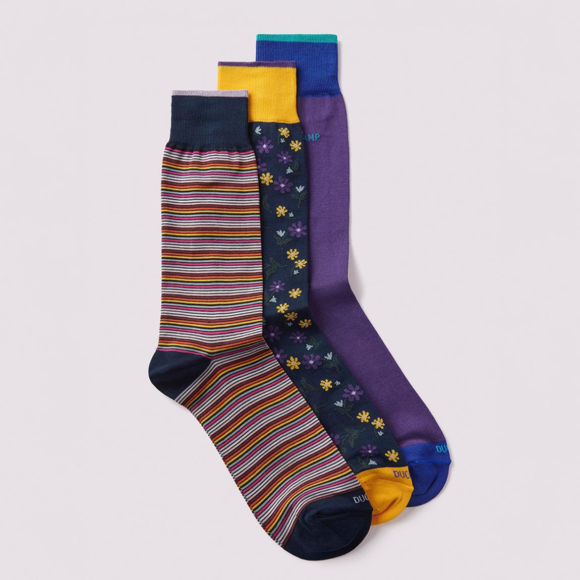 Purple 3 Pack Socks Gift Set main product photo