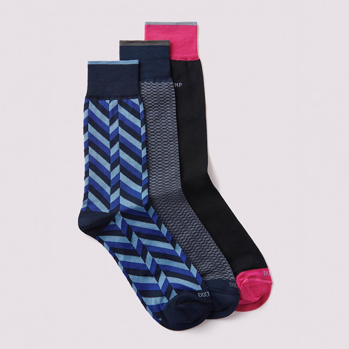 Blue 3 Pack Socks Gift Set main product photo