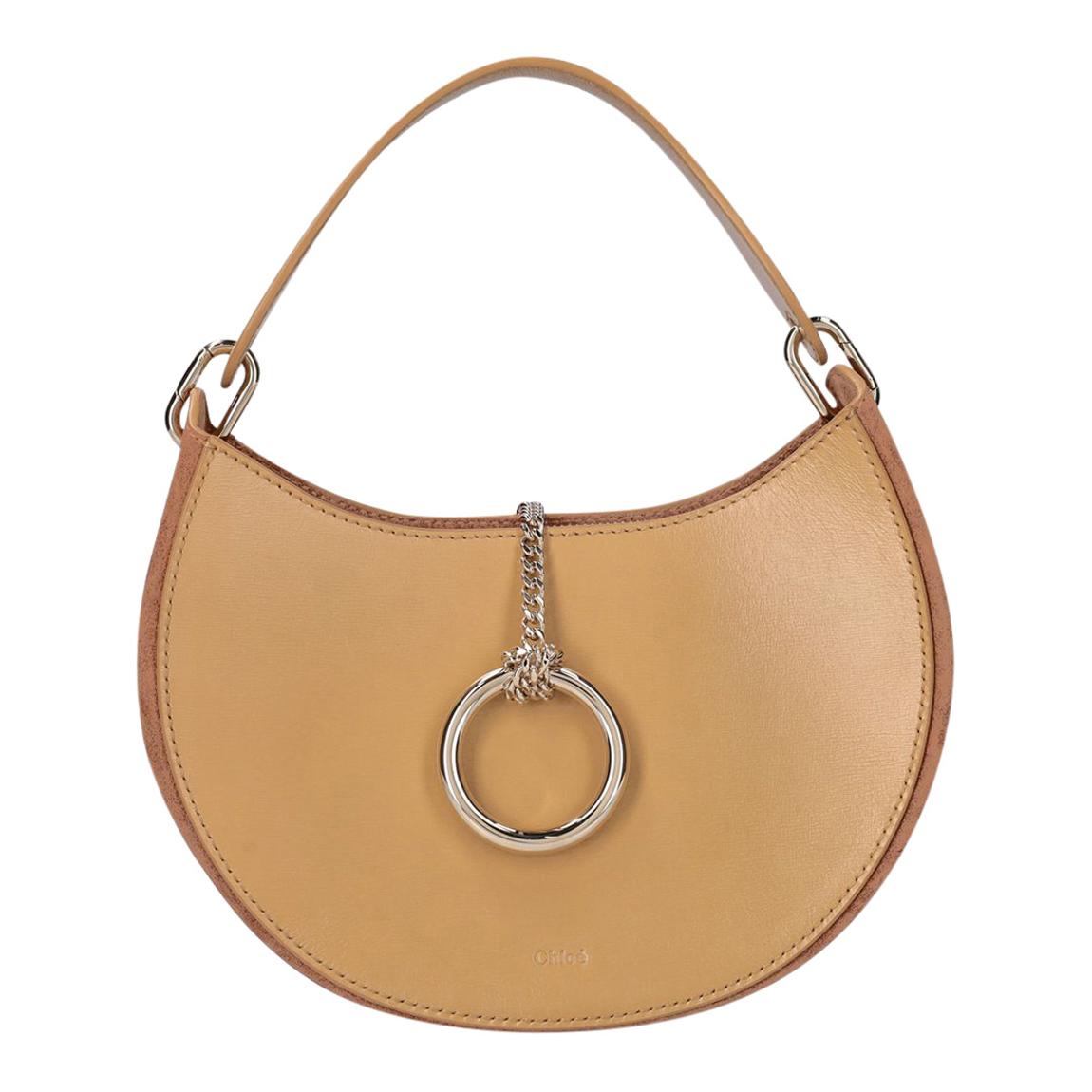 Creamy Brown Small Arlene Hobo Bag main product photo