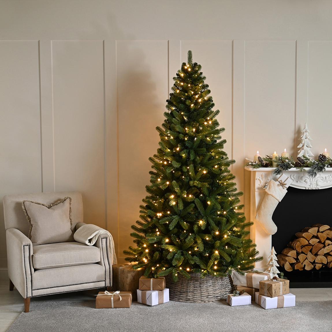 PreLit Millers Lake Pine Christmas Tree, 8ft main product photo