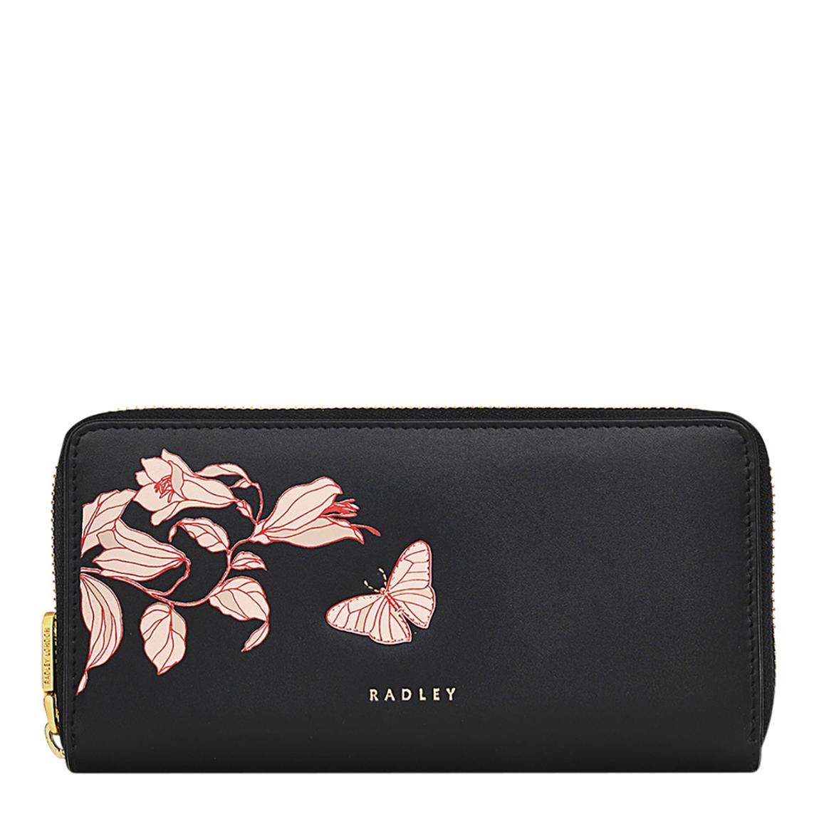 Black Butterfly Large Zip Around Matinee main product photo