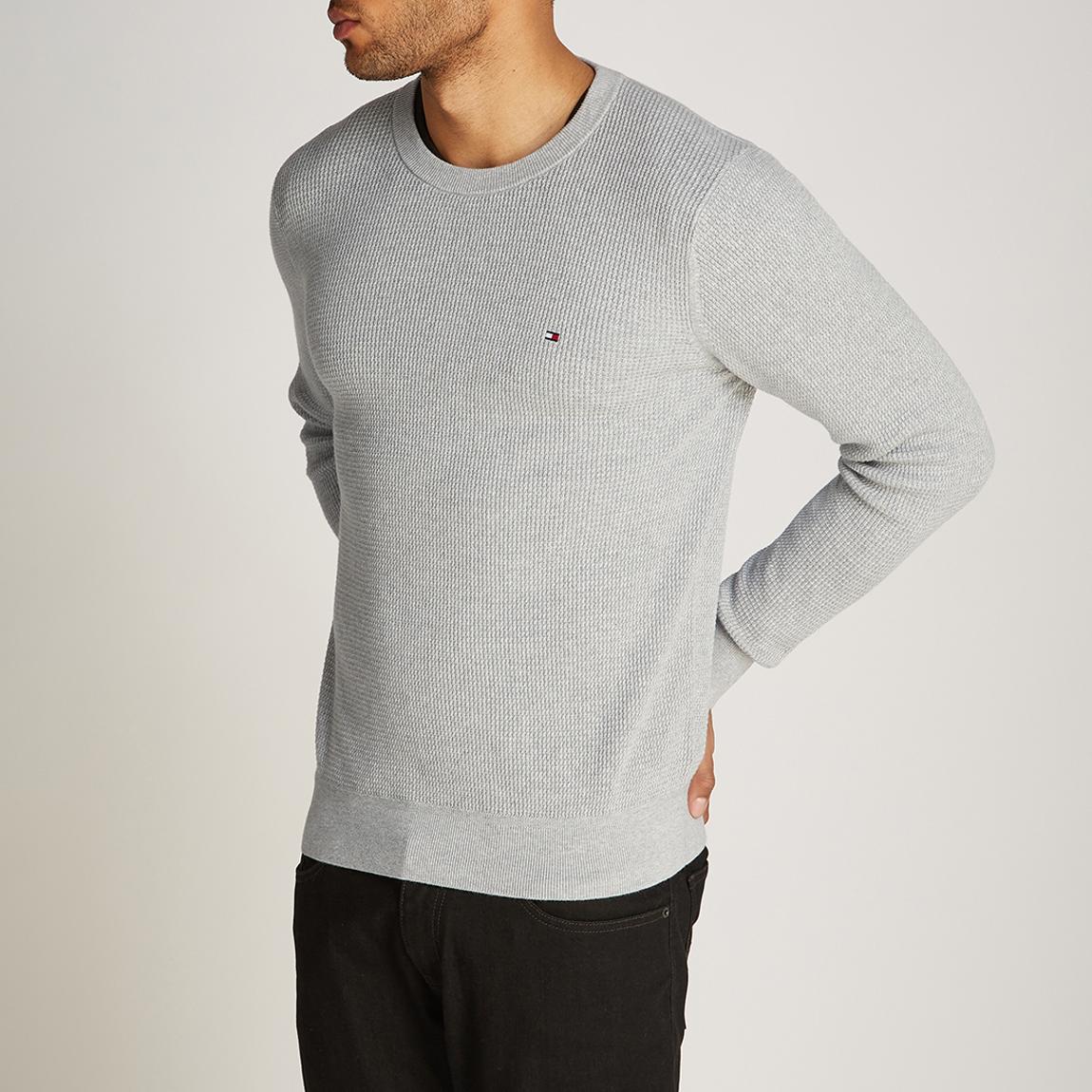 Grey Textured Jumper main product photo