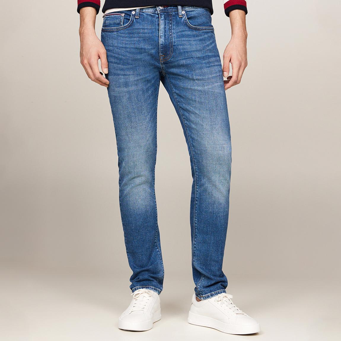 Blue Bleecker Slim Jeans main product photo