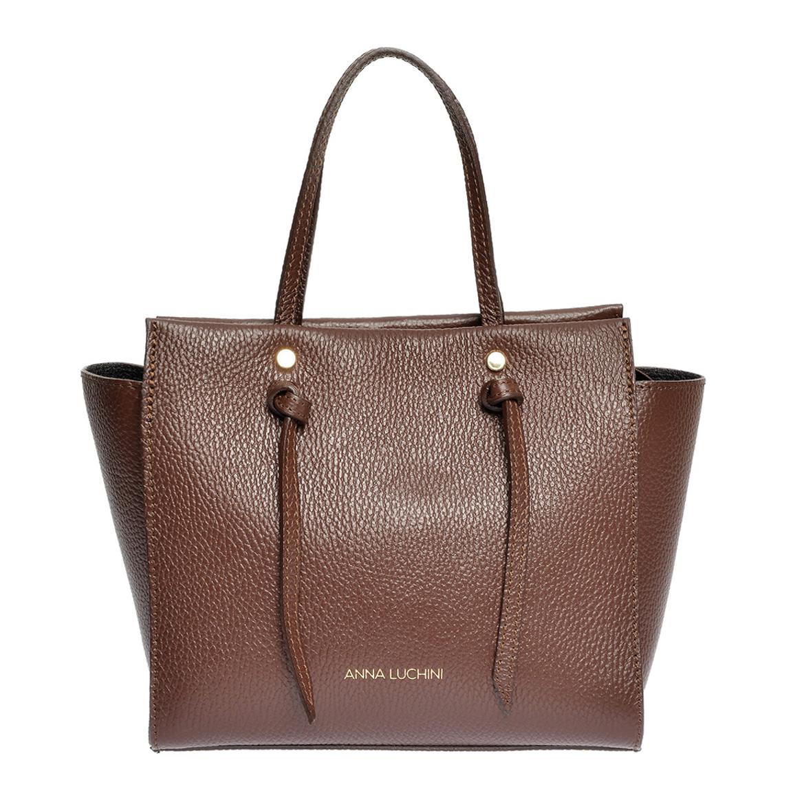 Anna Luchini Brown Tote Bag main product photo