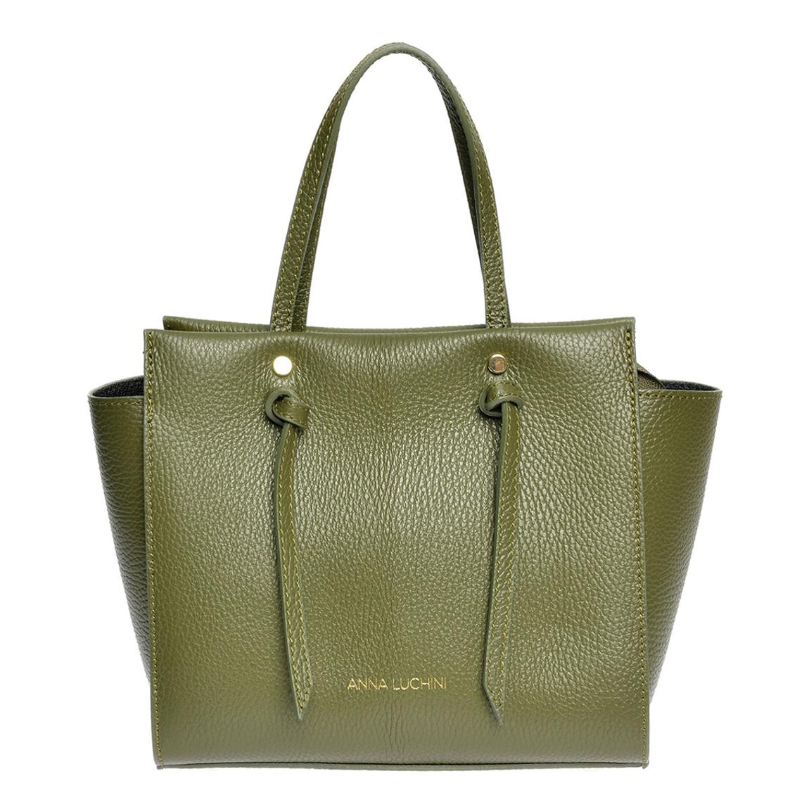 Anna Luchini Green Tote Bag main product photo