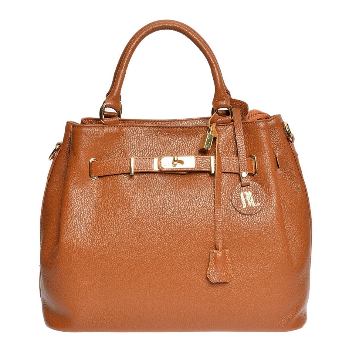 Anna Luchini Brown Handbag main product photo