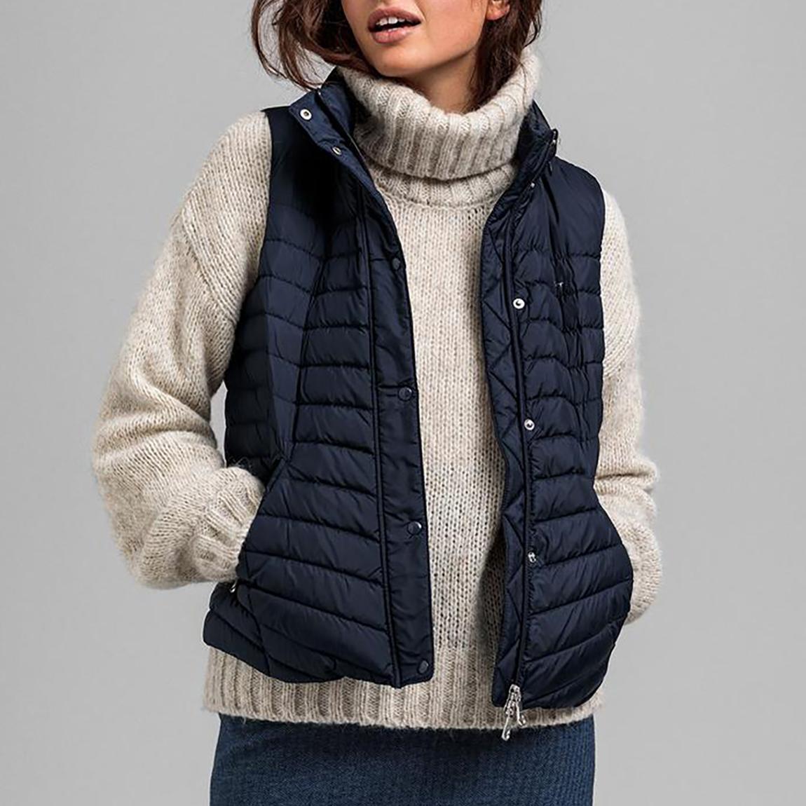 Navy Light Down Gilet main product photo