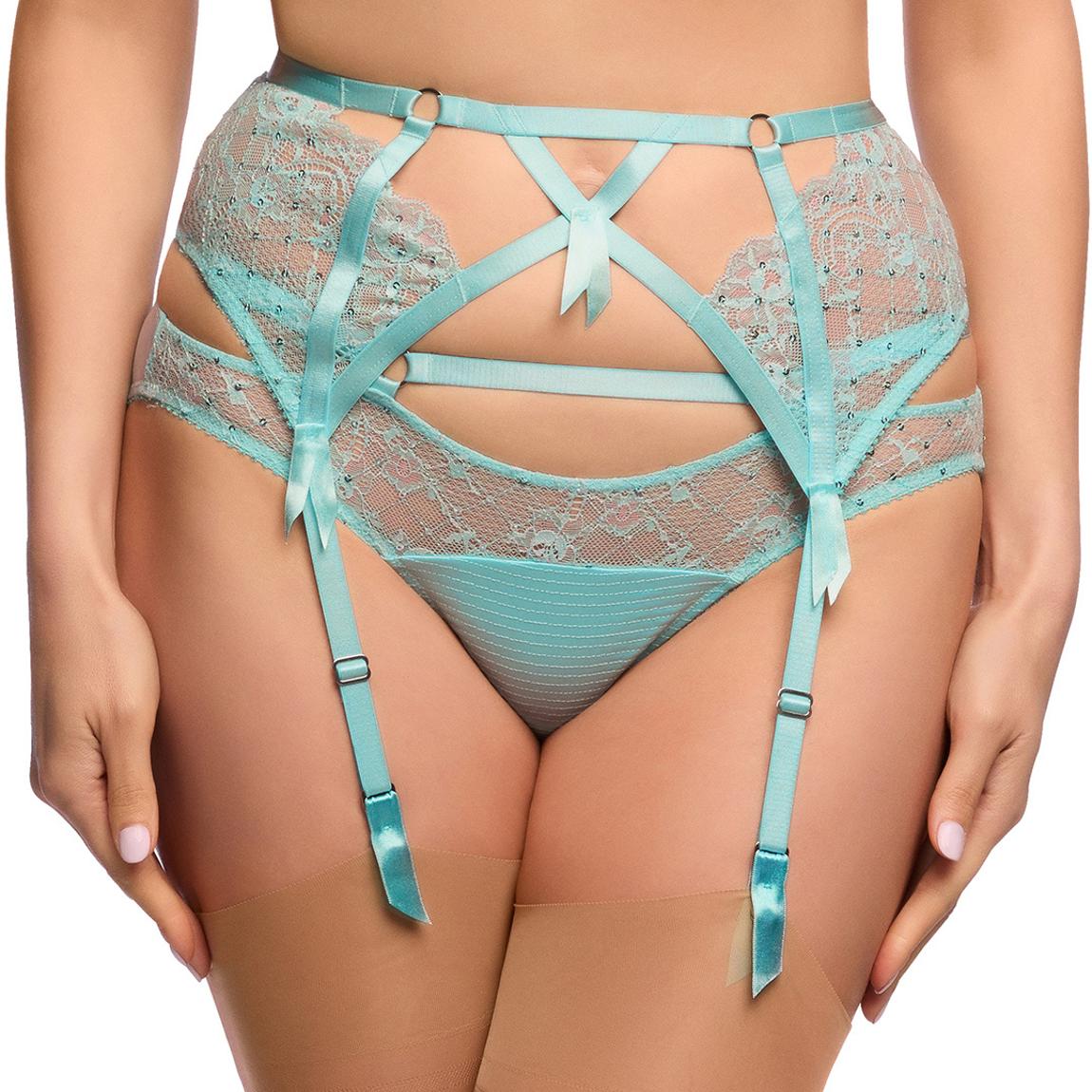 Blue Madame X Suspender main product photo