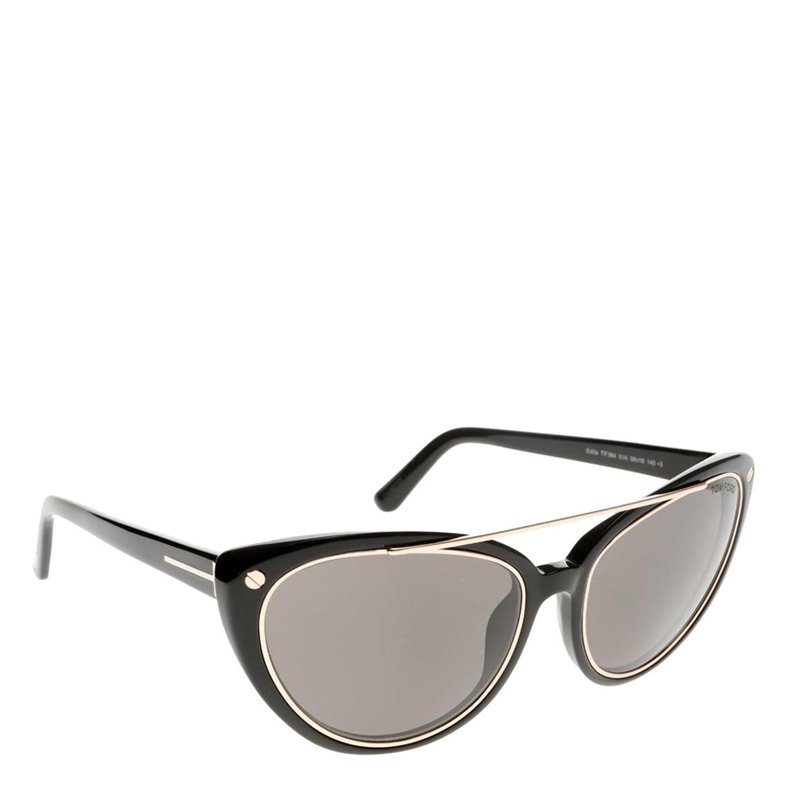 Women's Black Tom Ford Sunglasses 58mm main product photo