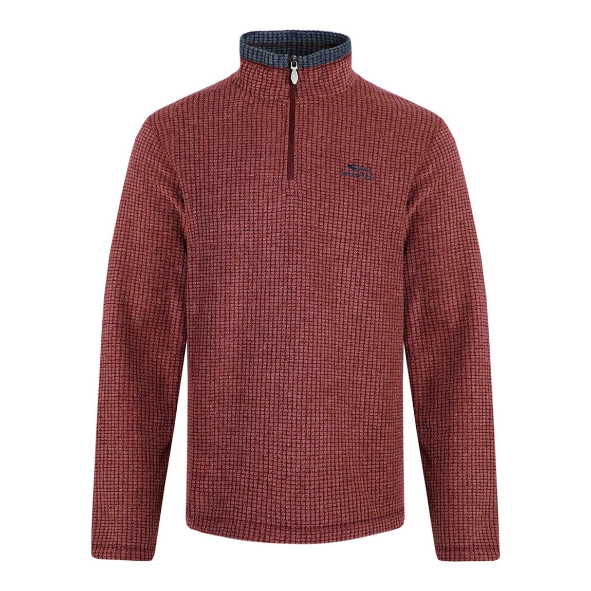 Red Newark 1/4 Zip Fleece main product photo
