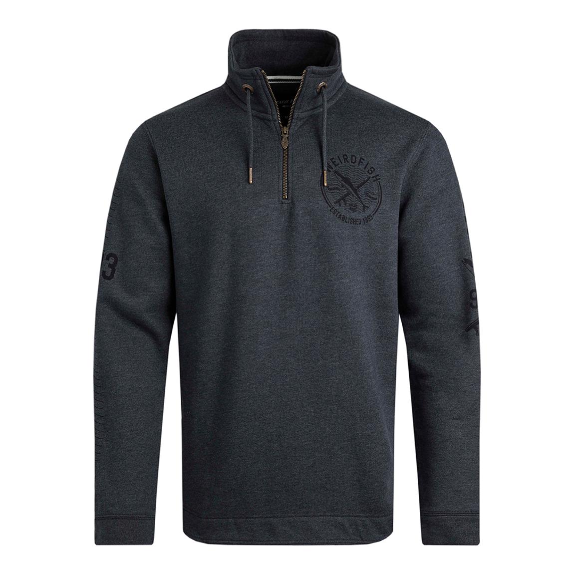 Navy Oakville 1/4 Zip Sweatshirt main product photo