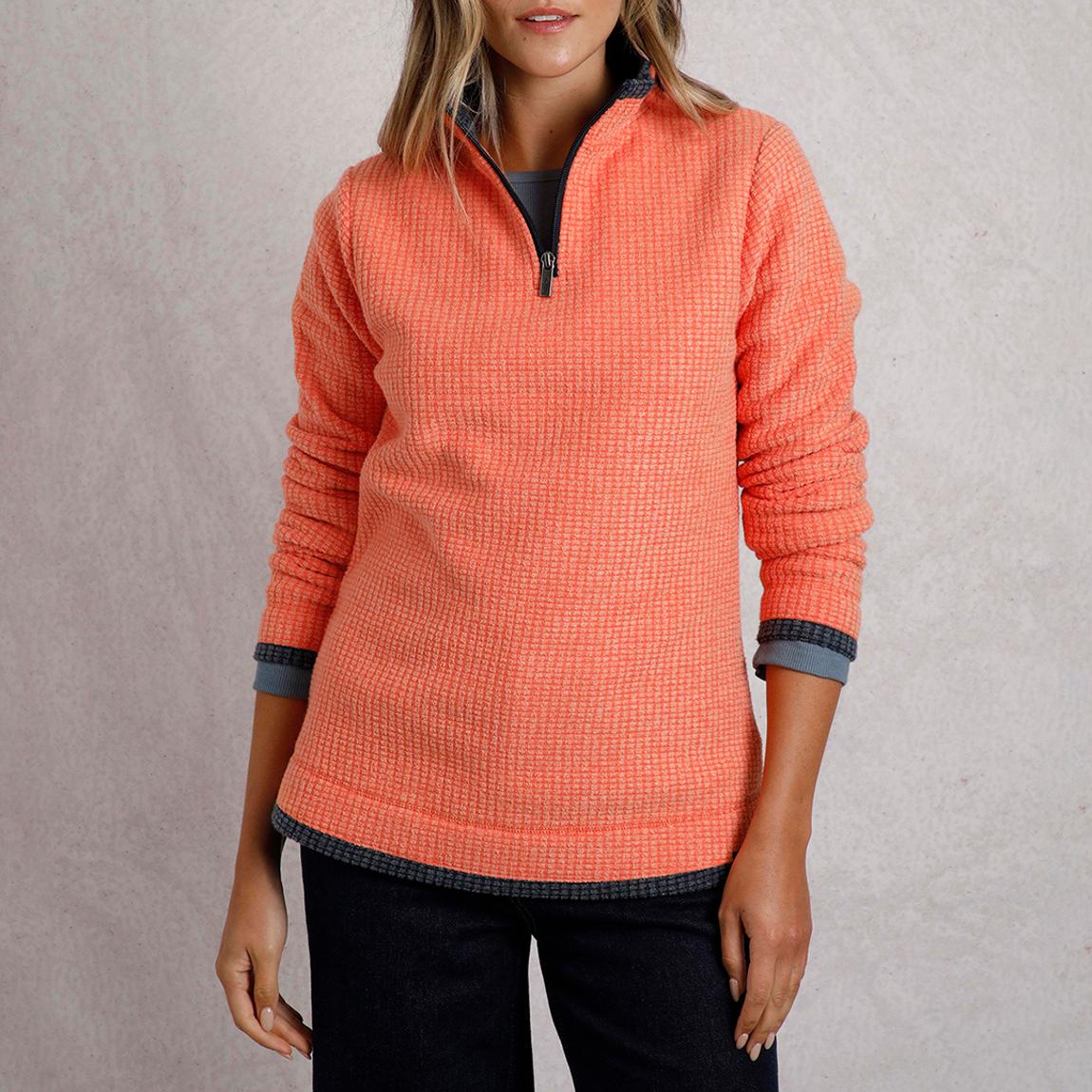 Orange Beye 1/4 Zip Fleece main product photo