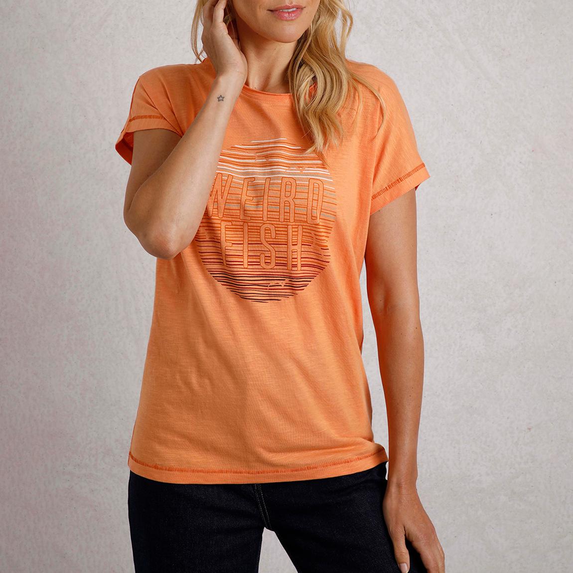 Orange Sunset Cotton T-Shirt main product photo