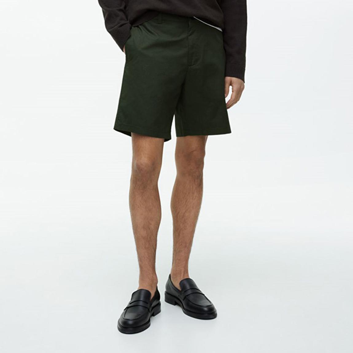Men's Forest Green Fitted Short main product photo