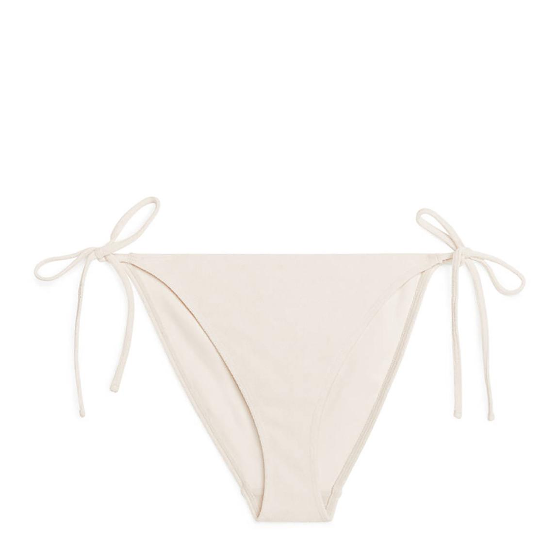 Cream Tie Bikini Bottom main product photo