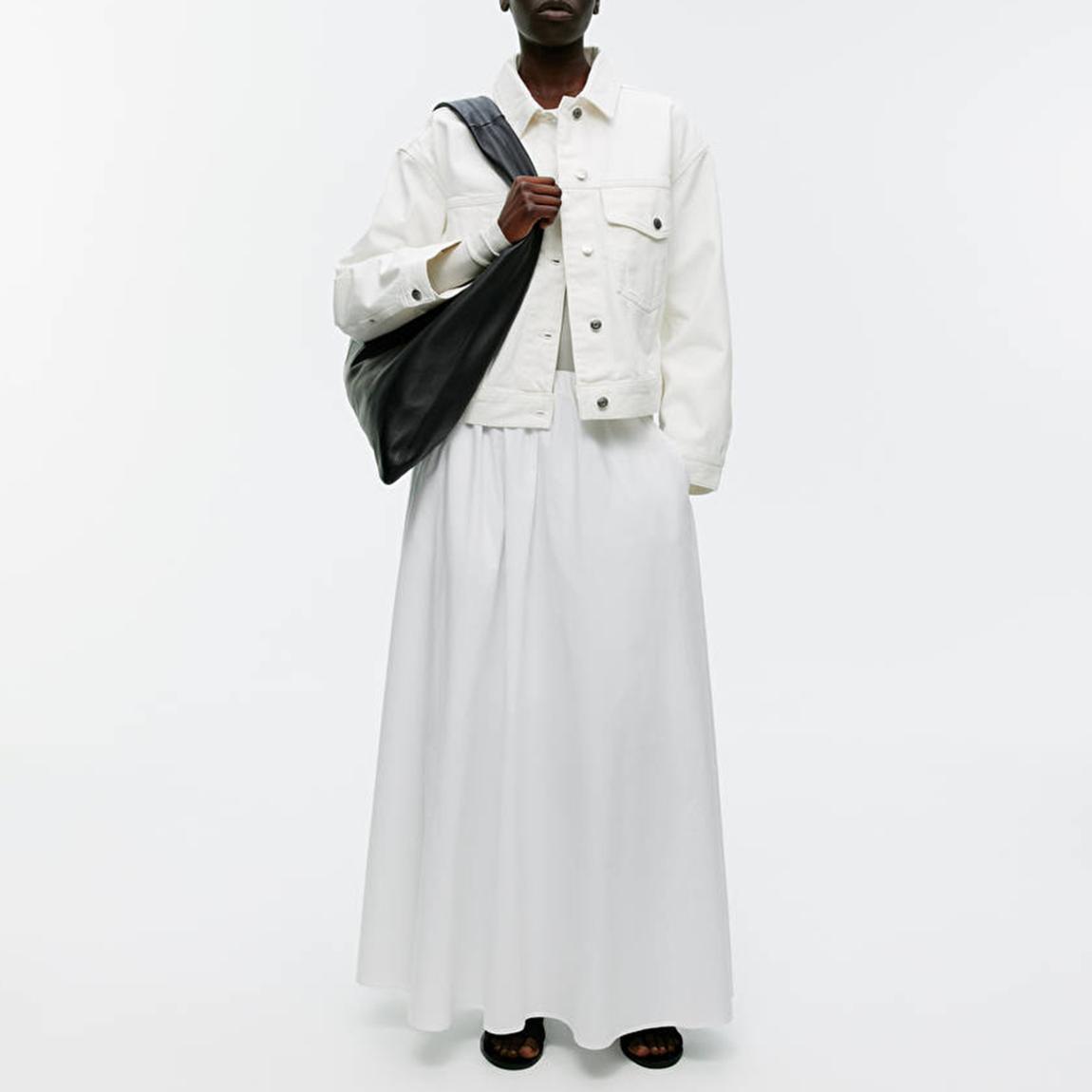 White Denim Jacket main product photo