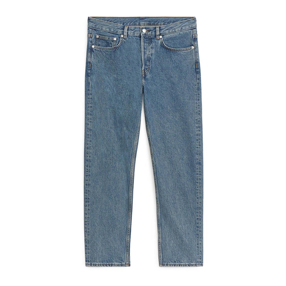 Men's Mid Blue Jeans main product photo