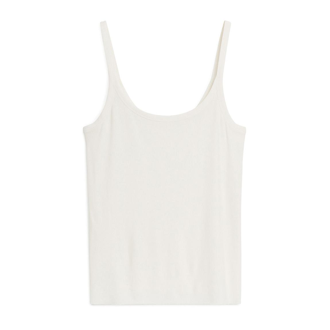 White Strappy Top main product photo