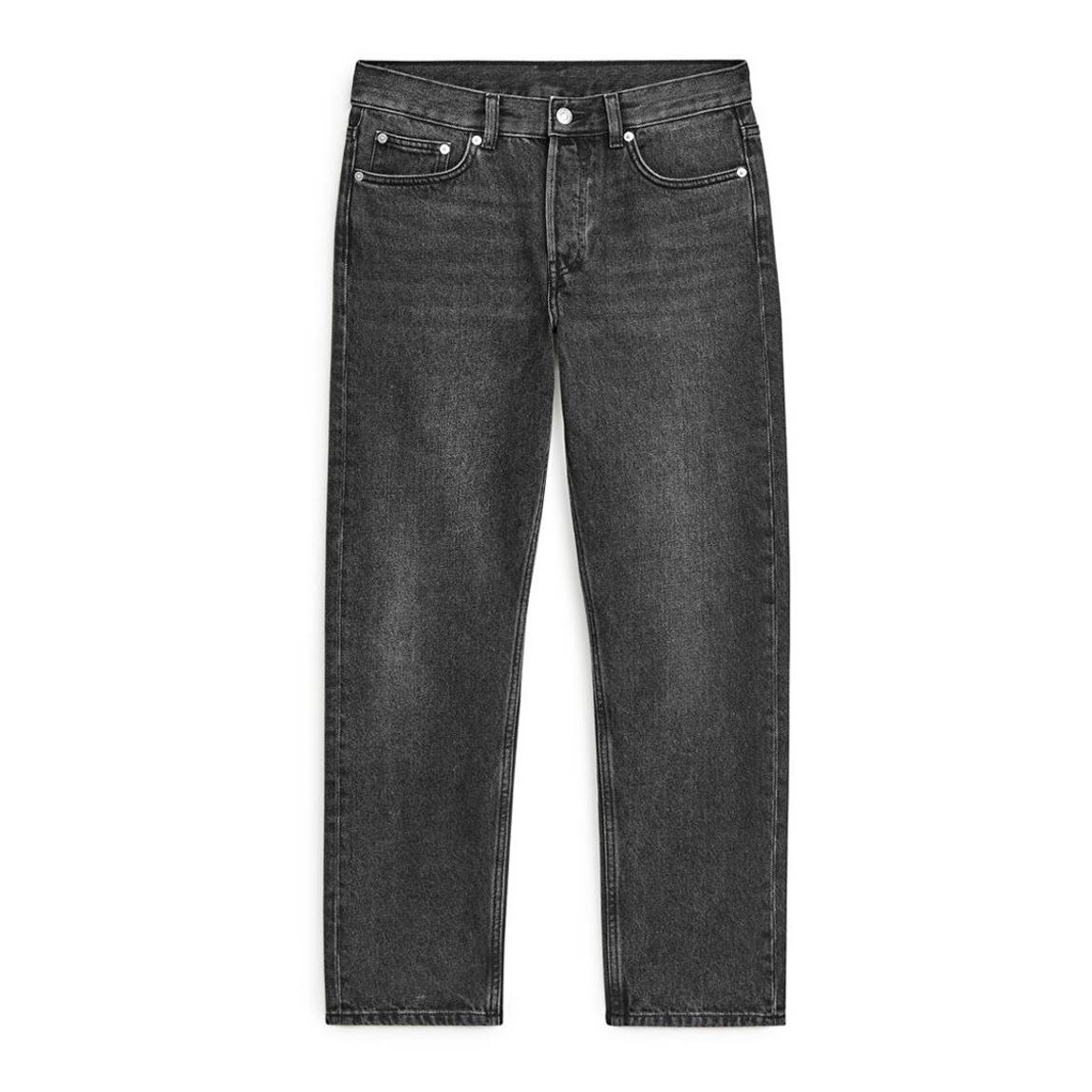 Men's Washed Black Denim Jean main product photo