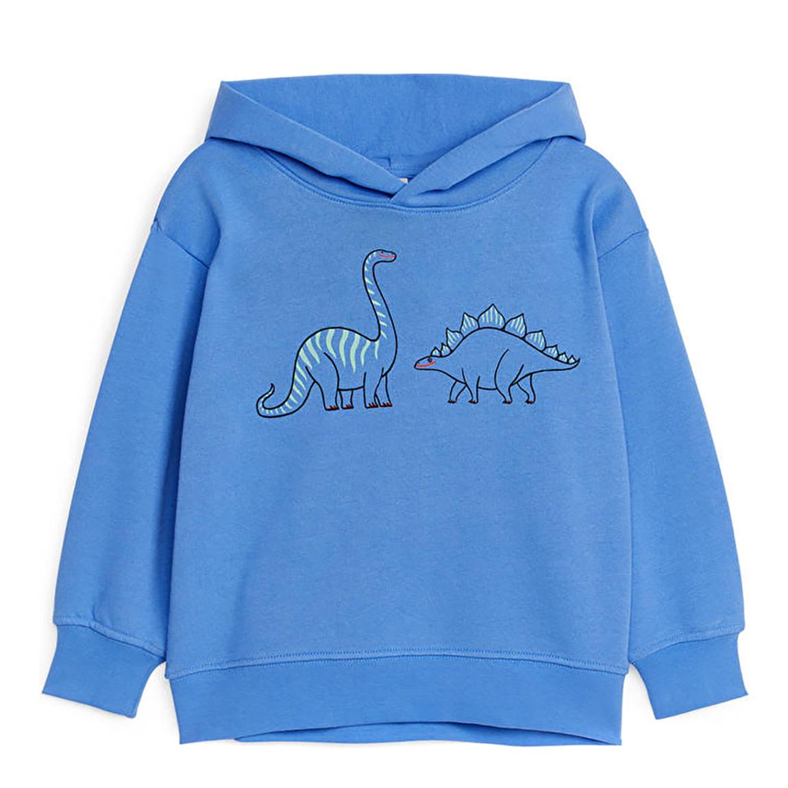 Kid's Electric Blue Printed Hoodie main product photo