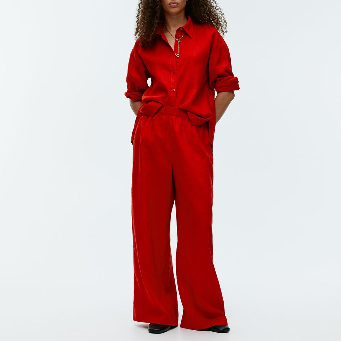 Red Loose Fit Trouser main product photo