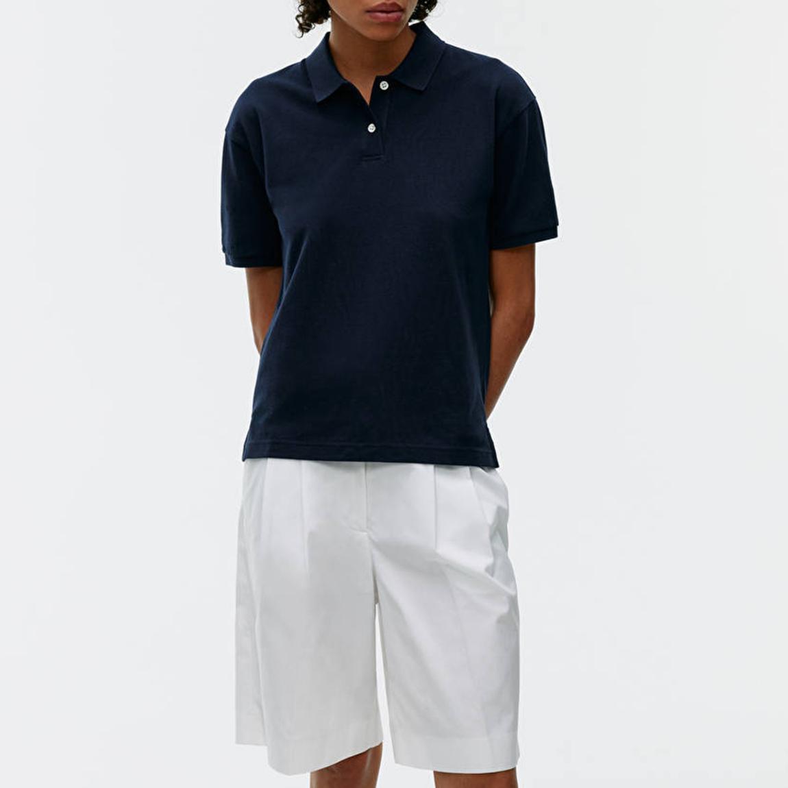Navy Polo Style Top main product photo