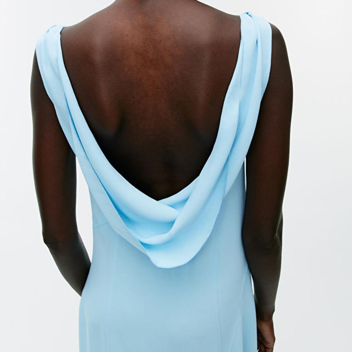 Baby Blue Scoop Gown main product photo