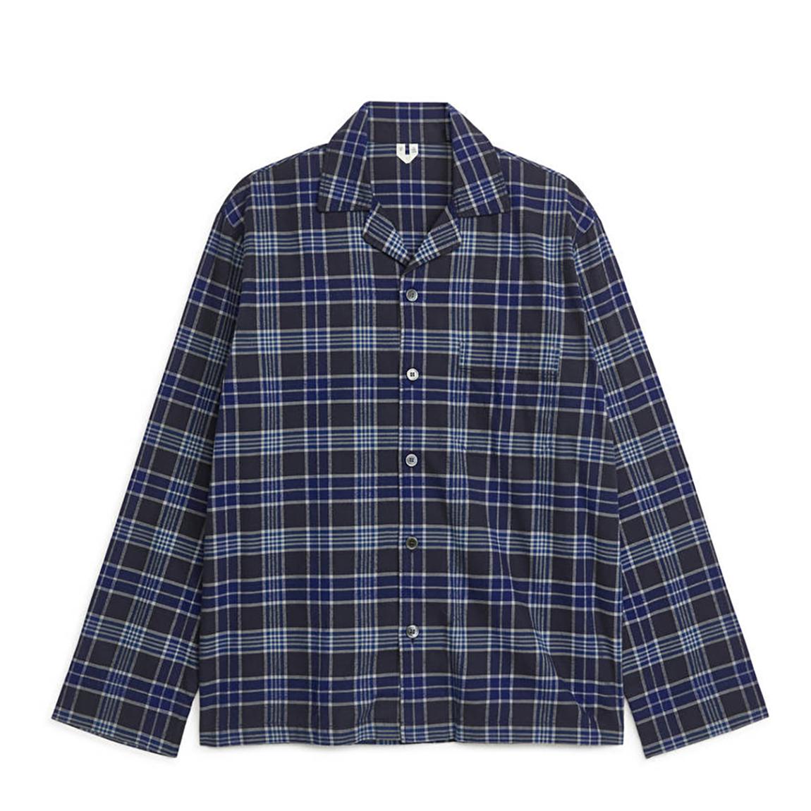 Blue Tartan Lounge Shirt main product photo