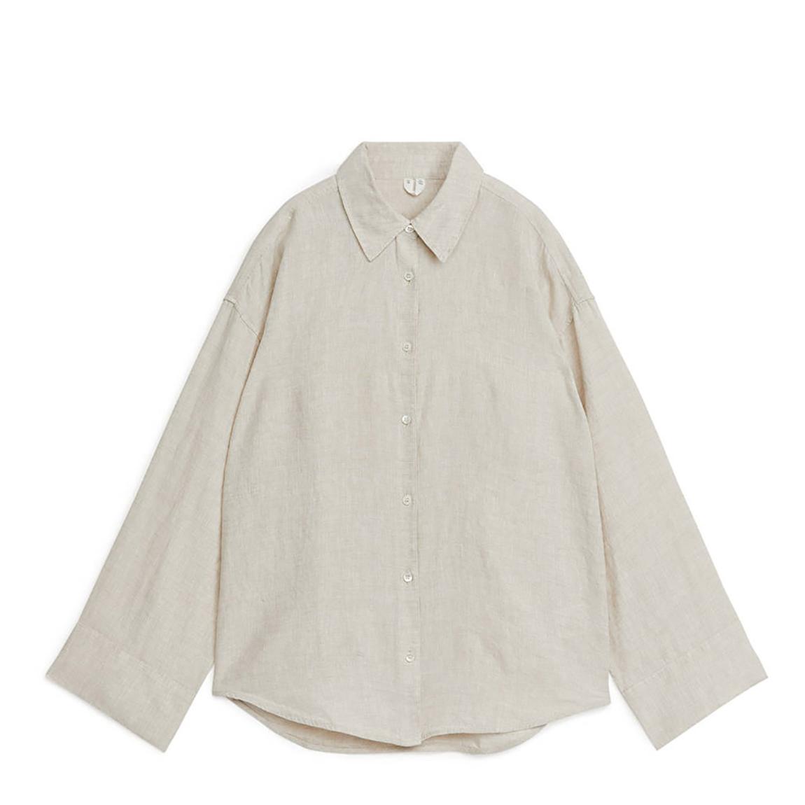 Beige Oversized Shirt main product photo