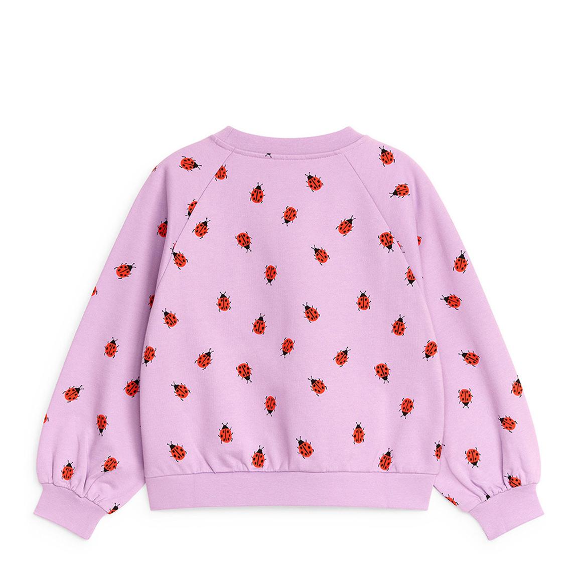 Kid's Purple Lady Bug Sweatshirt main product photo