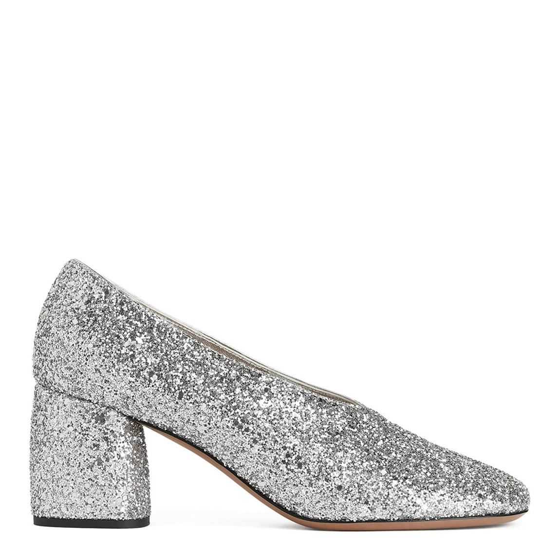 Silver Sparkly Heels main product photo
